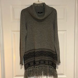 Relativity Long Cowl Neck Sweater